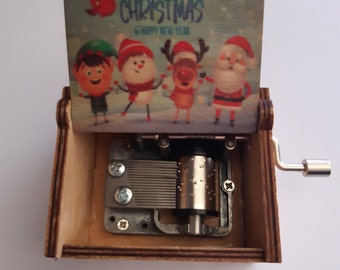 Christmas Music Box | Etsy