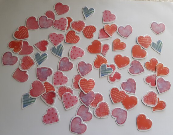 Kawaii Stickers Romantic Series, 70Pcs/ Pack Small Sticker Painted Watercolor 4 styles to choose from