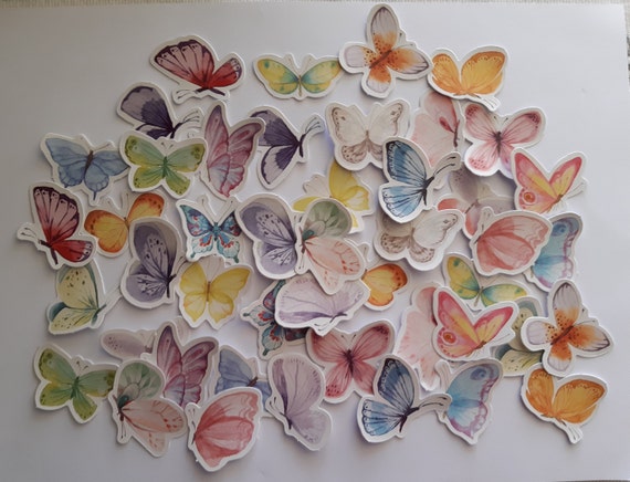 Butterfly Story Mini Paper Sticker, 46pcs/pack,Decoration, Diary, Scrapbooking,