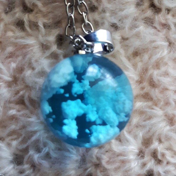 Resin Ball Pendant Etsy