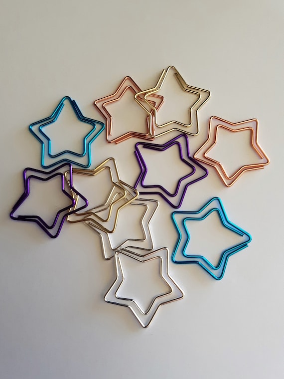 Paper Clips, Kawaii Stationery, 10 pcs/pack, cute designs, Metal Clear Binder, Clips,photos,Tickets, Notes, Letters