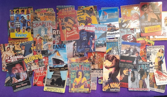 Movie Posters Stickers, Vintage Style, 27/54pcs Waterproof Sticker for Scrapbook Notebooks Phone Laptop Skateboard Bike Motorcycle Car