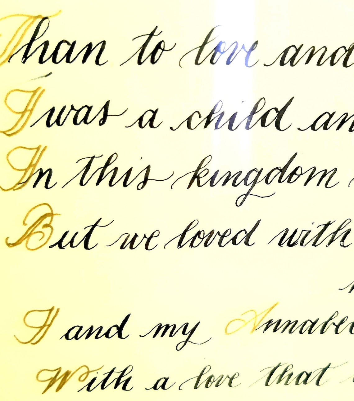 Ihr Text meine Handschrift Poesie Englisch Liebesbriefe Etsy