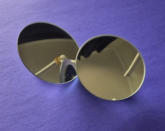 Frameless Blind Spot Mirror: Wide Angle Car Rearview, 2-Piece Set