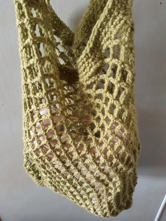 Beach bag. Shopping bag. Crochet, 2 colours available