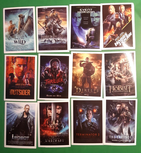 Cinema Posters Stickers, Great movies of all time, Shiny Stickers, Memorabilia, 25/50 pieces, Decoration Scrapbooking, Waterproof, Journal