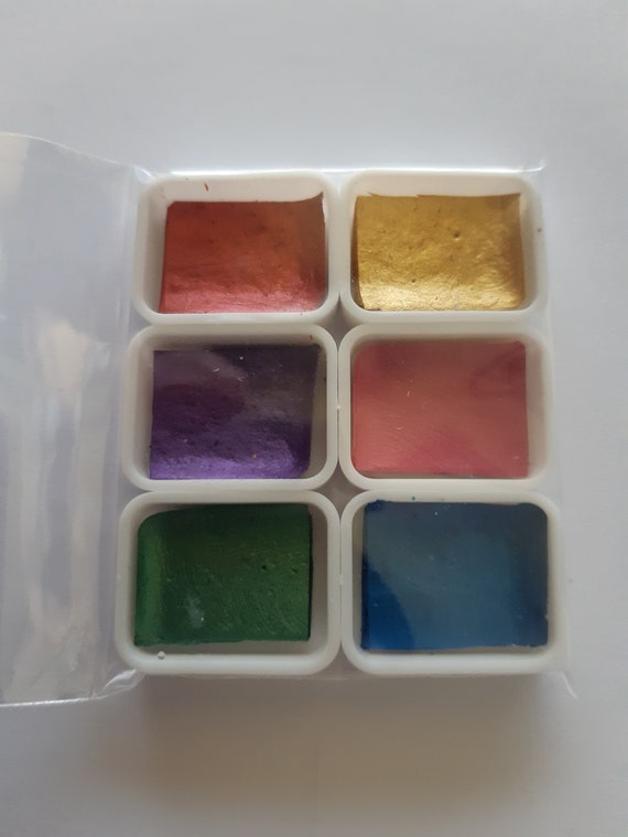 Kuretake : Gansai Tambi Japanese Watercolor : Starry Colors Set of 6