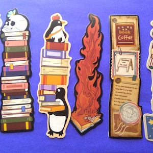 Kreative Lesezeichen, Vintage Lesezeichen, 10 verschiedene Teile, Leseseiten Bücher, Lieblingsseiten Markierungen, Papierkarten, kreative Geschenke