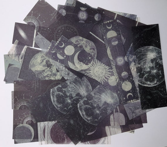Vintage Moon Astrolabe Label Paper Sticker 45 pieces Package DIY Diary Junk Journal Decoration Stickers Album Scrapbooking
