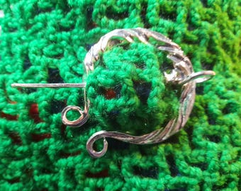 Viking Penannular Brooch: Retro Shawl Clasp, Celtic Pin
