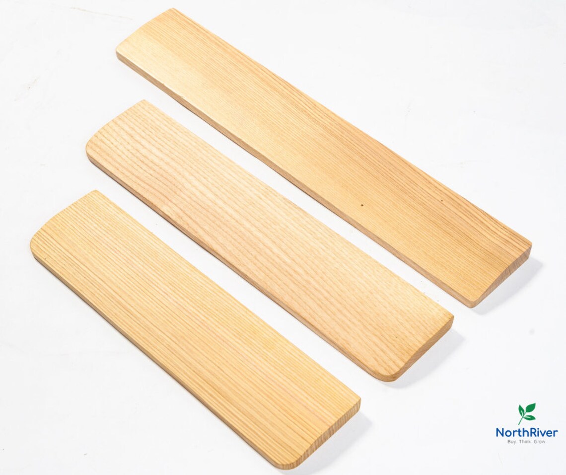 Oak Wooden Keyboard Wrist Rest Full Standard Size Dad Etsy