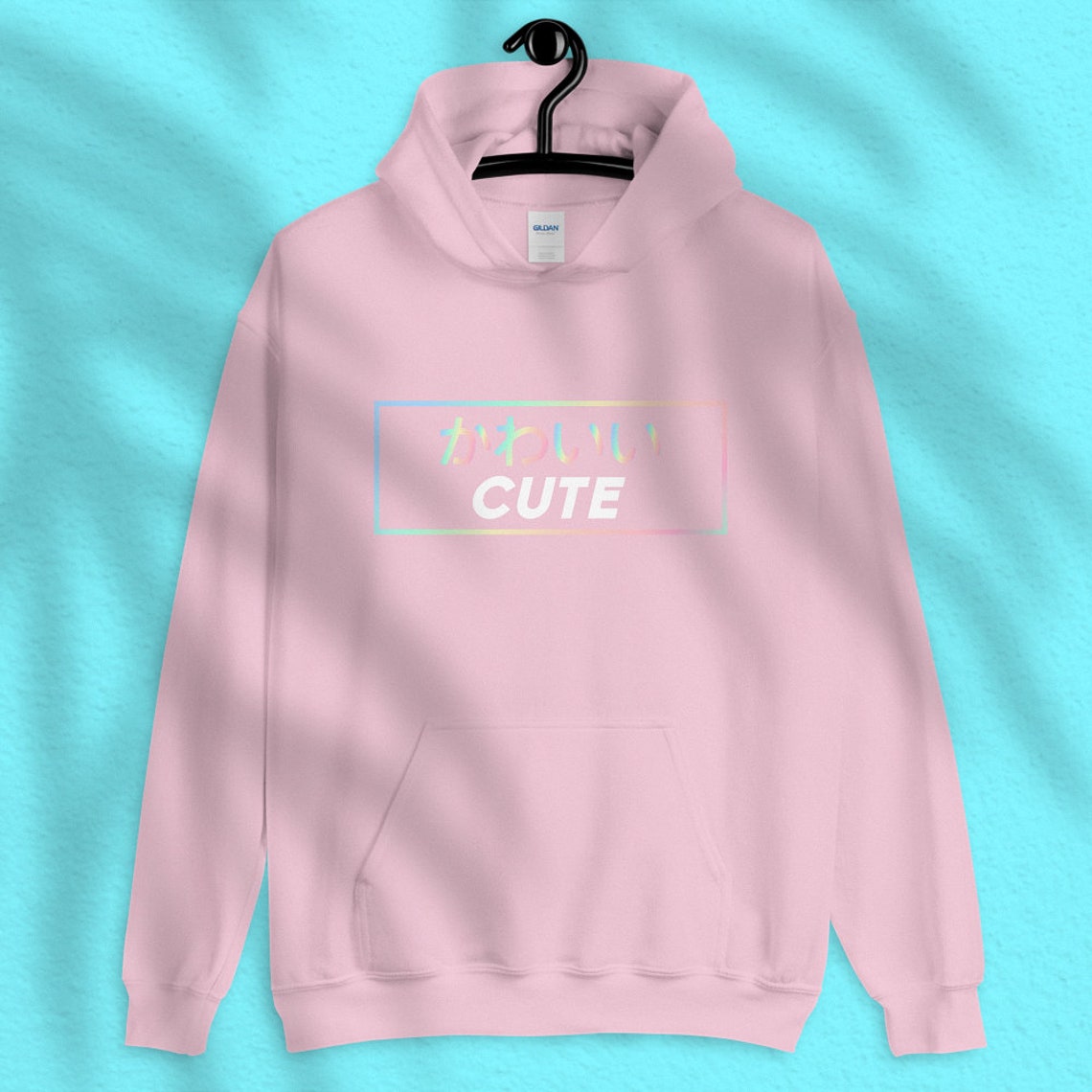 Cute Japanese Letters Hoodie Kawaii Anime Chillwave Manga Etsy