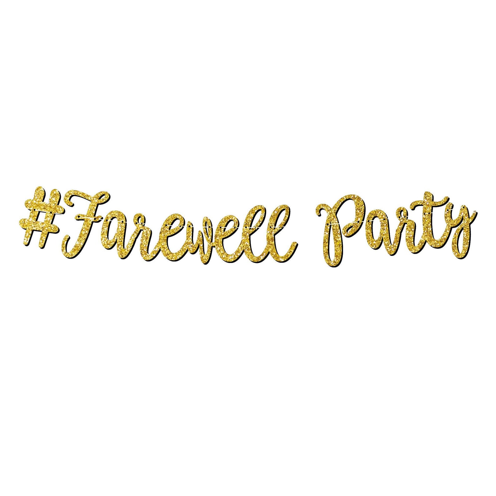 Personalised Custom Farewell Party Banner Party Decorations Etsy