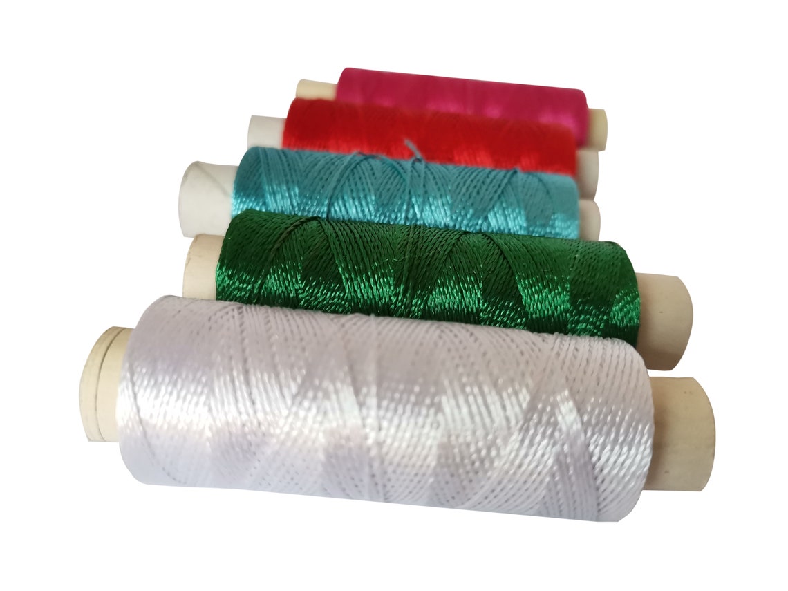 Thread For Embroidery Silk Threads Set Sewing Machine Cross Etsy