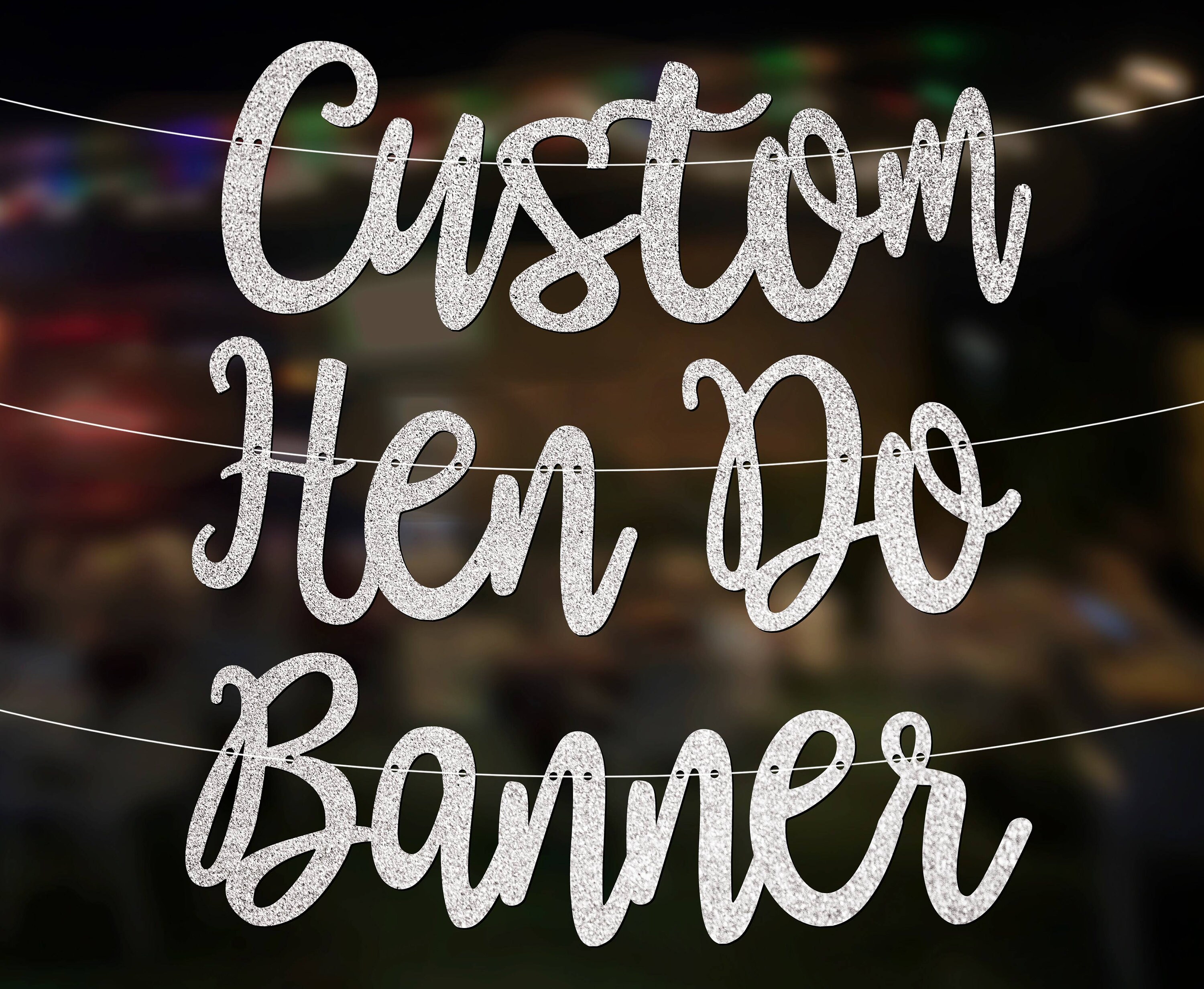 Personalised Custom Hen Do Party Banner Party Decorations Rose Etsy UK