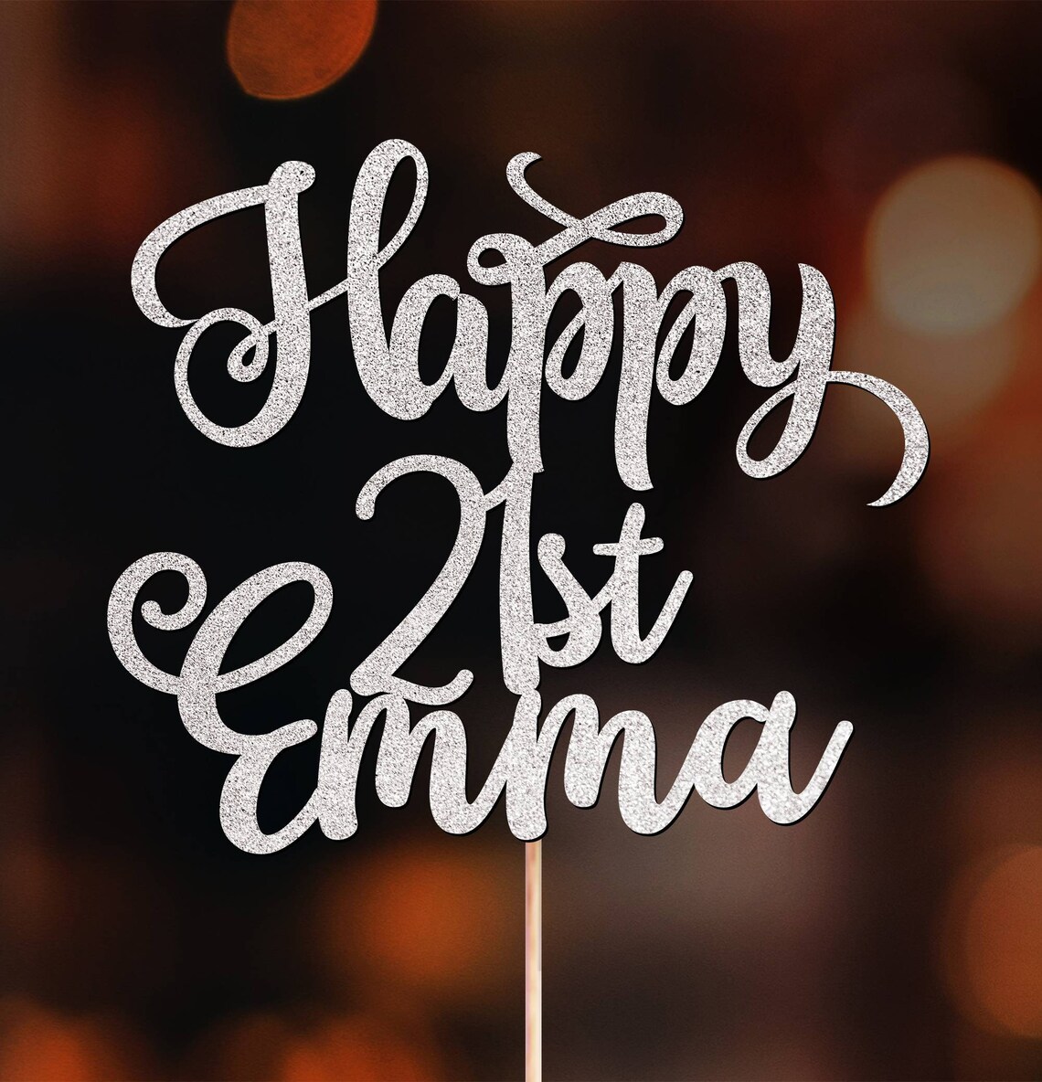 Personalised Custom 21st Birthday Cake Topper Party Etsy UK personalised-custom-21st-birthday-cake-topper-party-etsy-uk