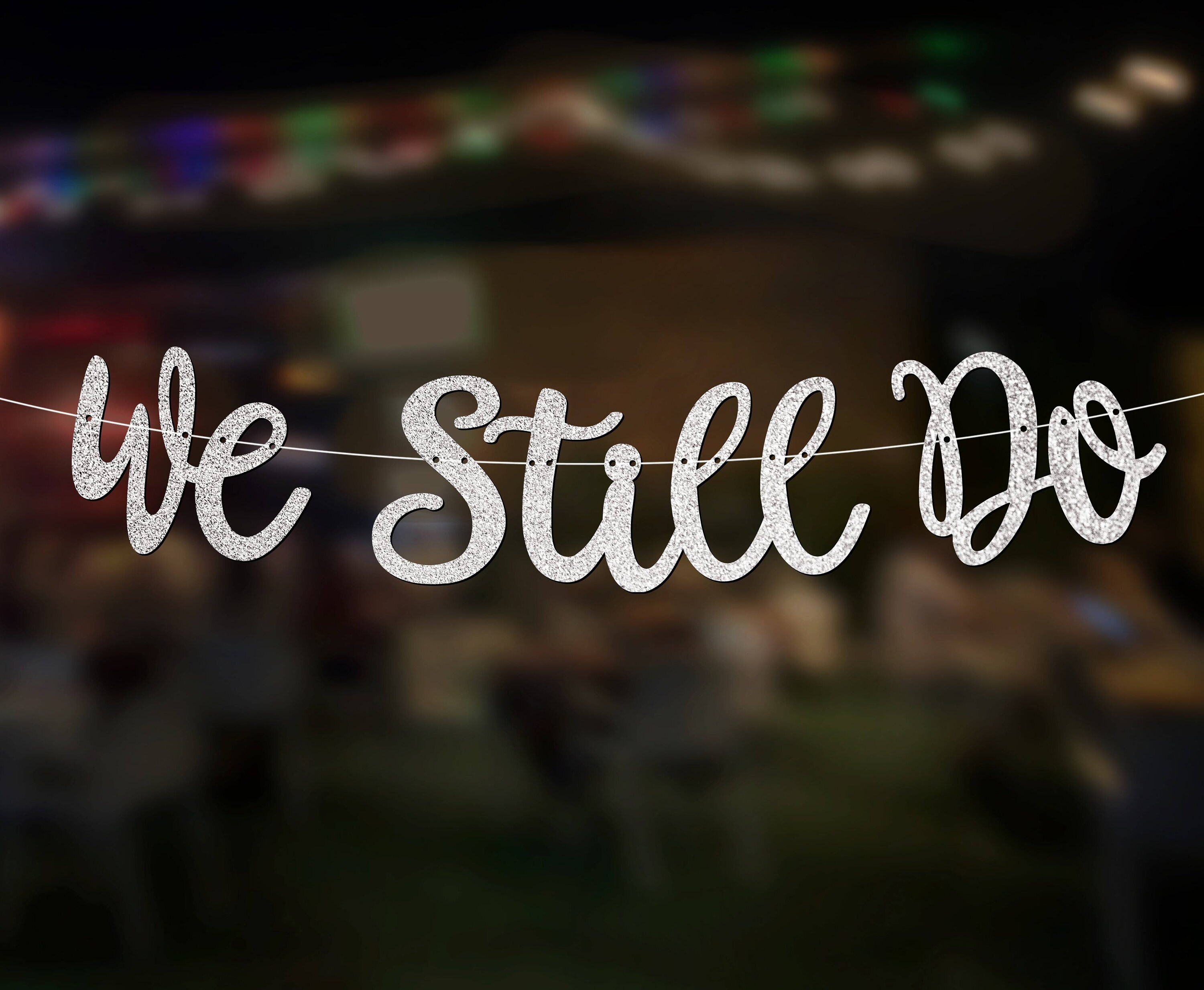 Personalised Custom Wedding Anniversary Banner Party Etsy