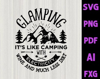Download Camping Wine Svg Etsy