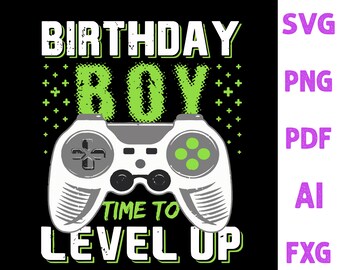 Download Gamer Birthday Svg Etsy