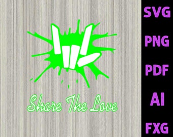 Download Share The Love Svg Etsy