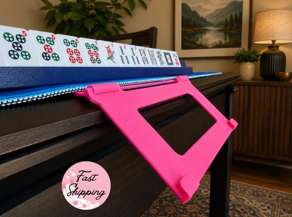 Mahjong Card Holder for edge of table hands free card holder Mahjong Accessories Mahjong Mat