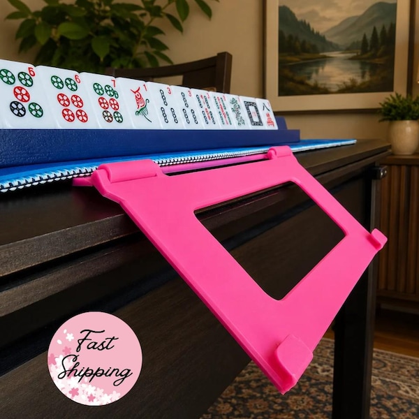 Mahjong Card Holder for edge of table hands free card holder Mahjong Accessories Mahjong Mat