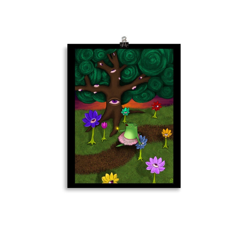 Fairytale Froggy Art Poster - Etsy