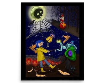 Coraline Art Poster