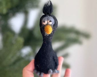 Black Bird Finger Puppet, Wardolf Inspired Toys