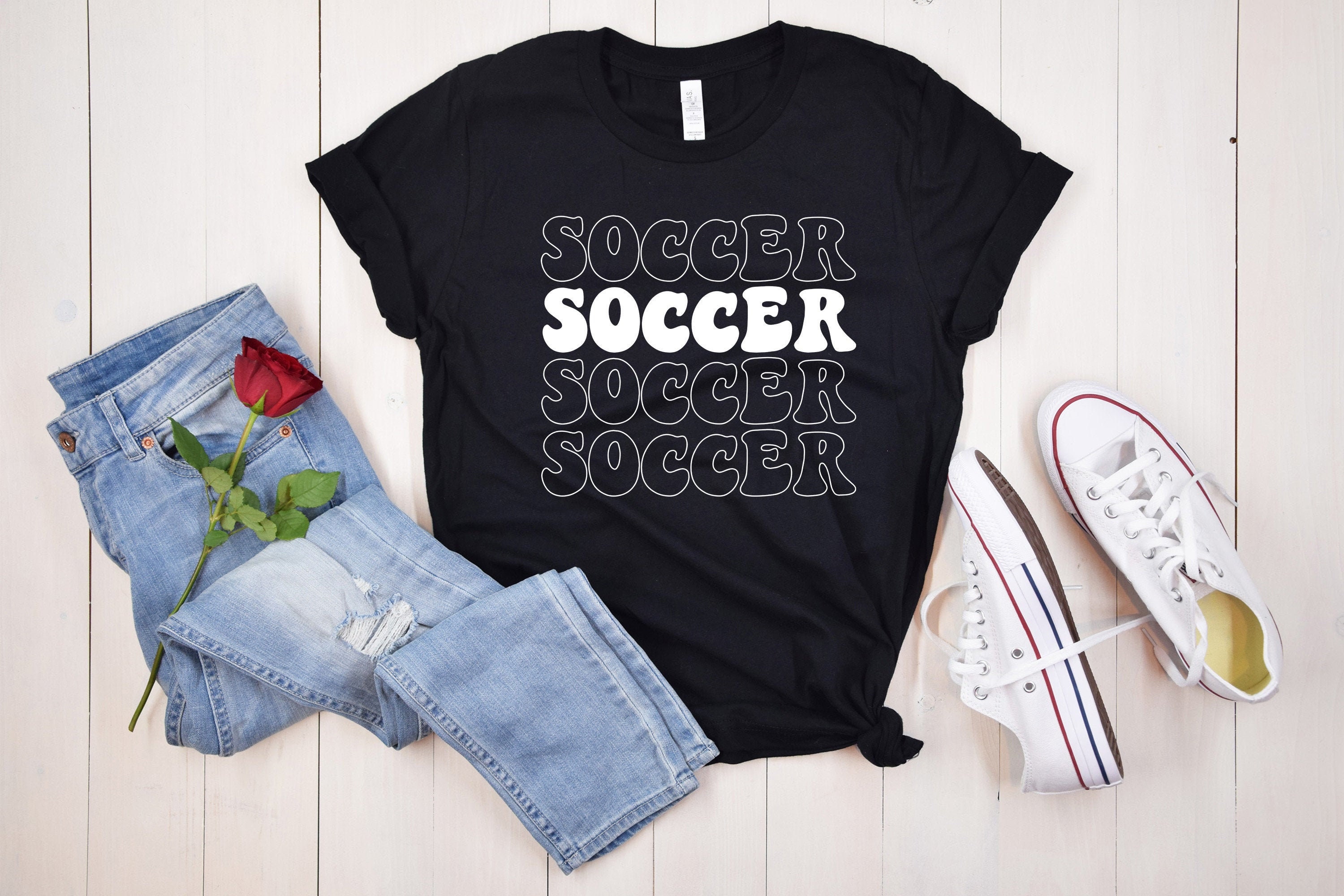 Soccer Shirt Retro Soccer Shirt Soccer Team Shirt Soccer - Etsy