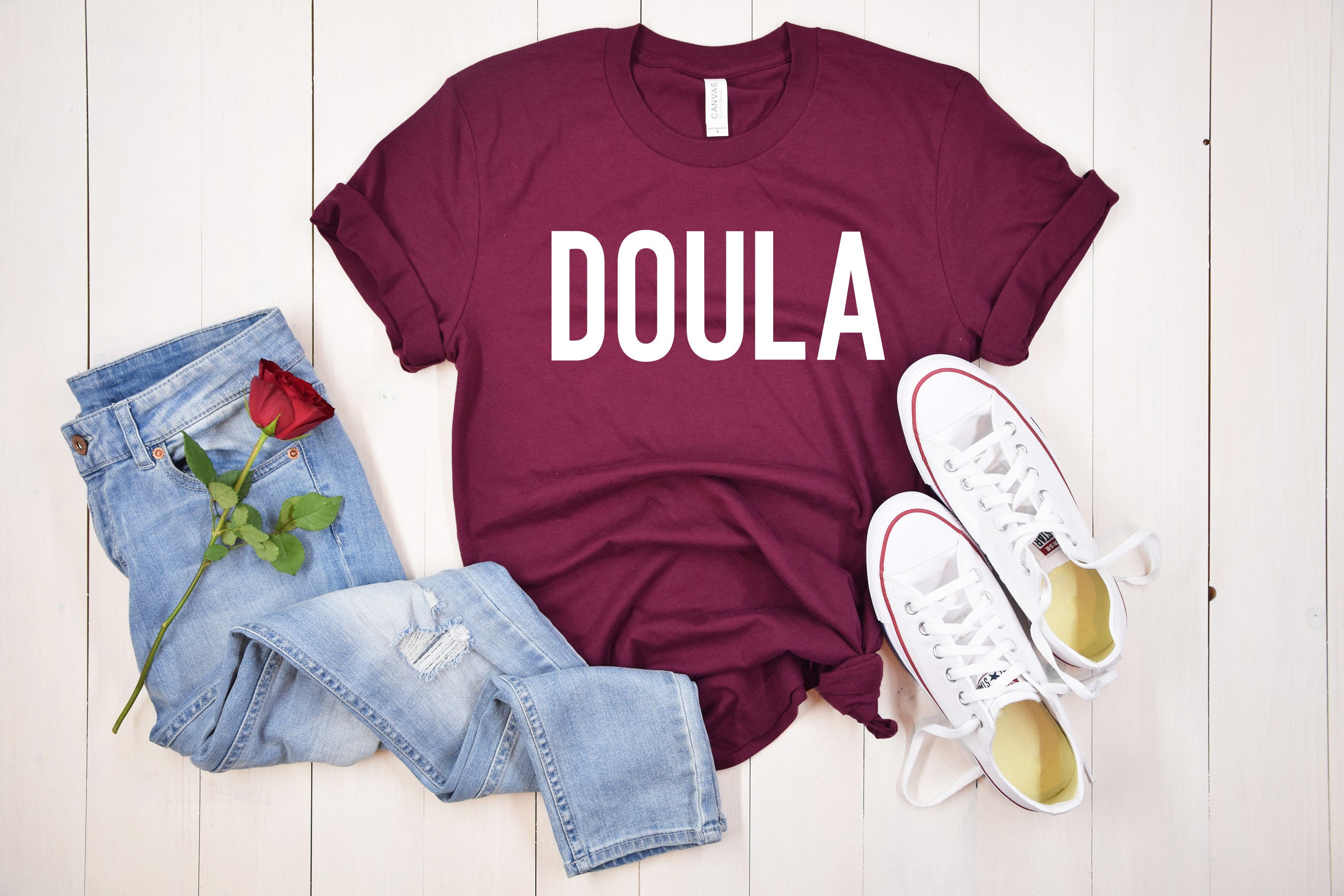Proud Doula,Nurse Gift Birth Worker Cute Doula Shirt Midwife Student Labor And Delivery Midwifery Doula Birth T Shirt