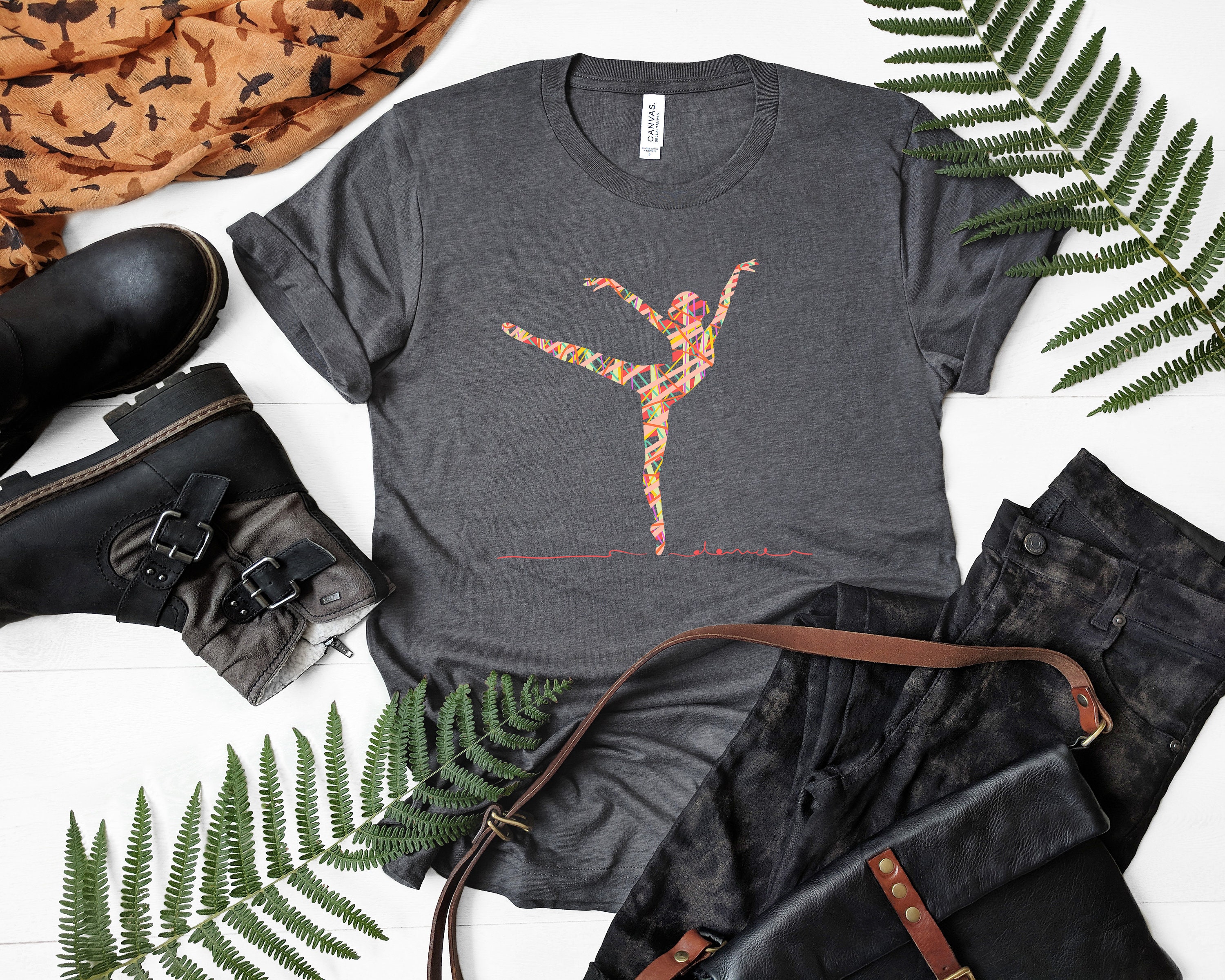 Dancer Shirt Abstract Dance Shirt Ballet Dancer Shirt Etsy