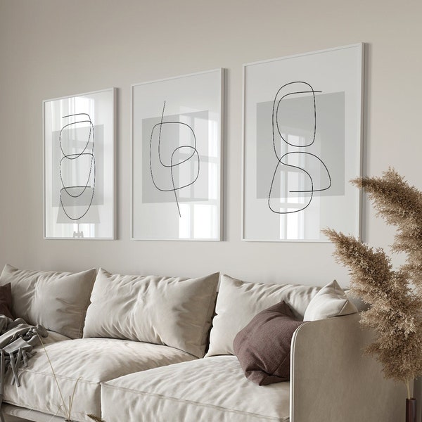 Grey Wall Art Etsy UK