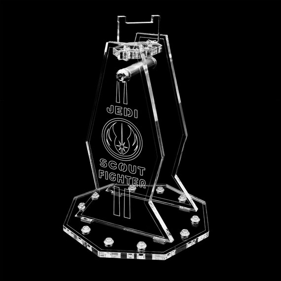 Acryl Display Stand Fur LEGO 75051 Jedi Scout Fighter Verschiedene Winkel Und Positionen Einstellbar Made in Germany Etsy