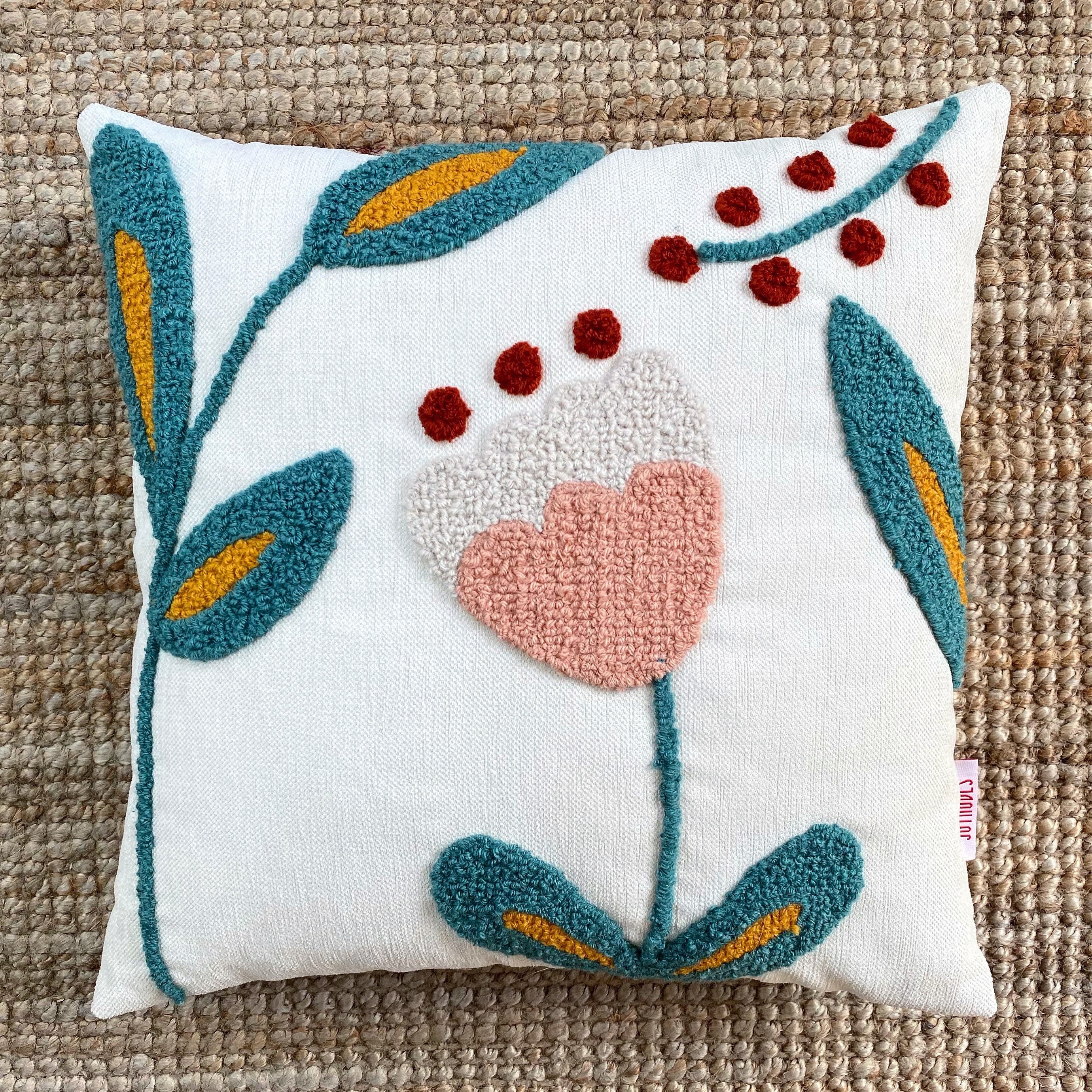 case floral pillow