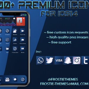 Deep Blue Wallpaper & Icons