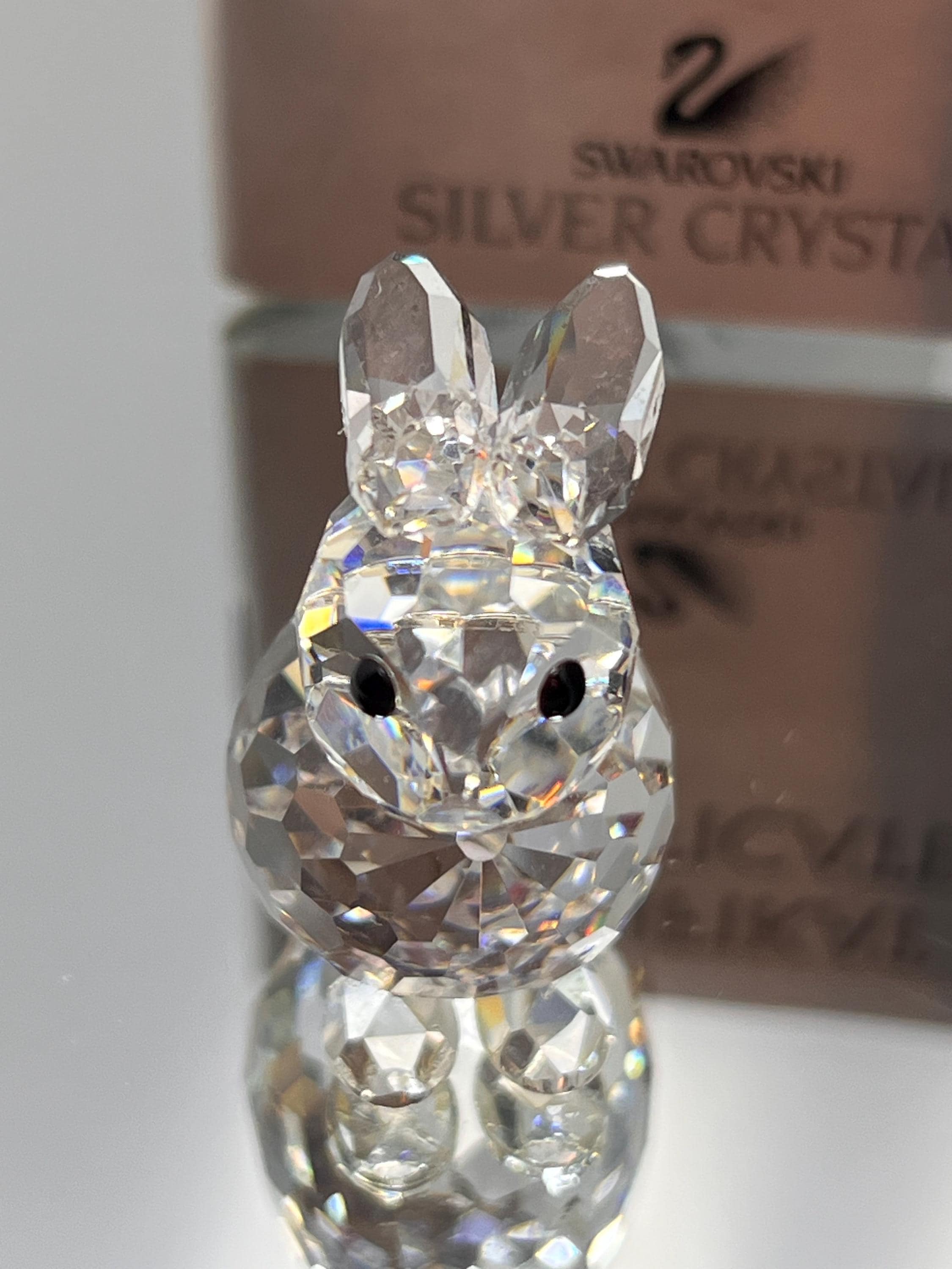 Swarovski Rabbit Crystal Figurines - Etsy