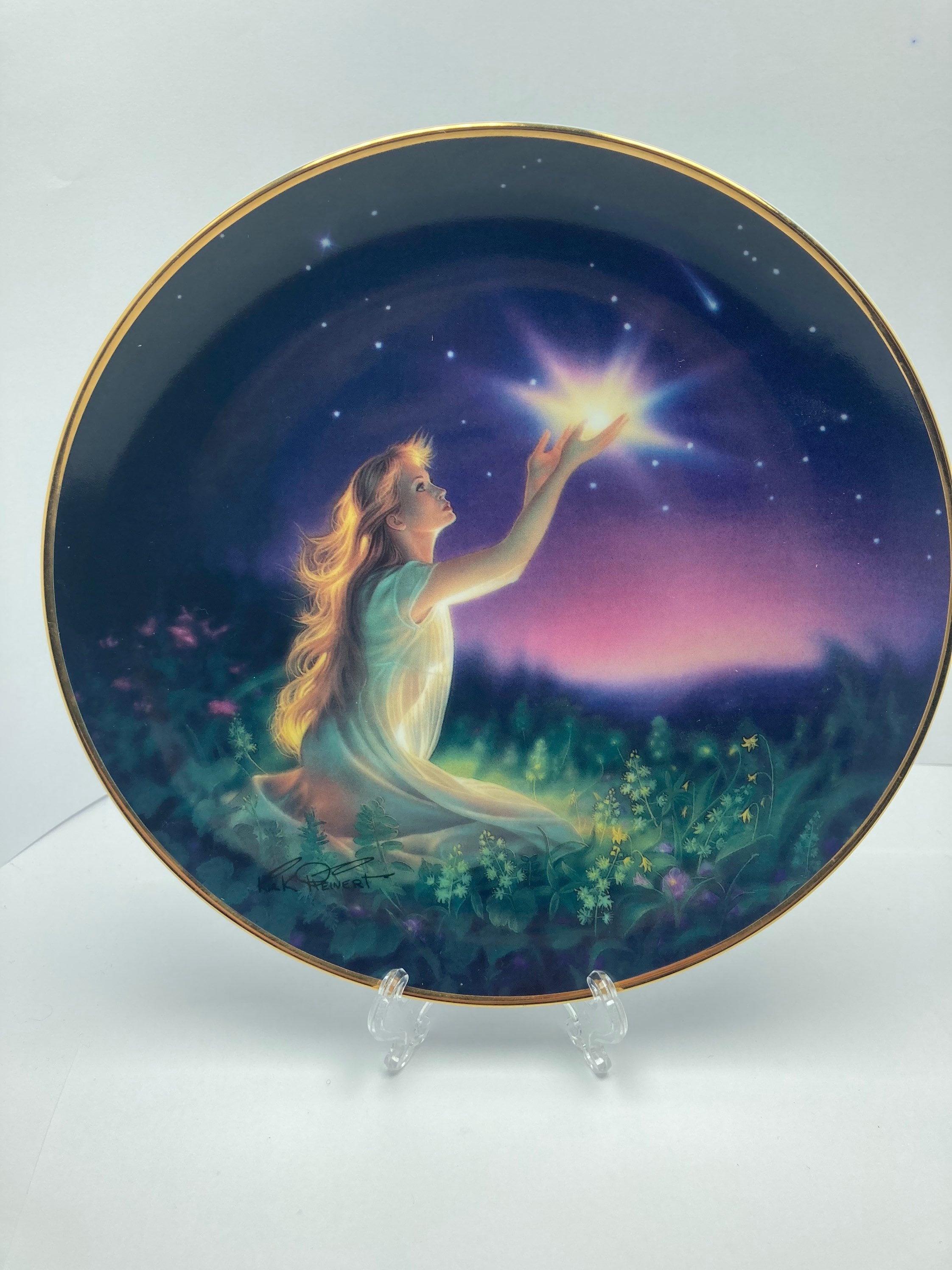 オブジェ FRANKLIN MINT 薔薇Porcellane オブジェ FRANKLIN MINT 薔薇