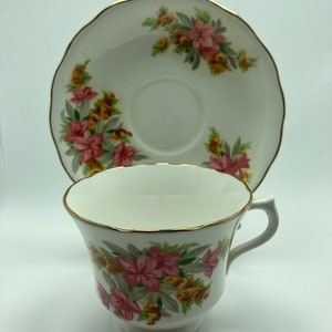 Crown Essex Vintage Tea Cup and Saucer** FREE SHIPPING**