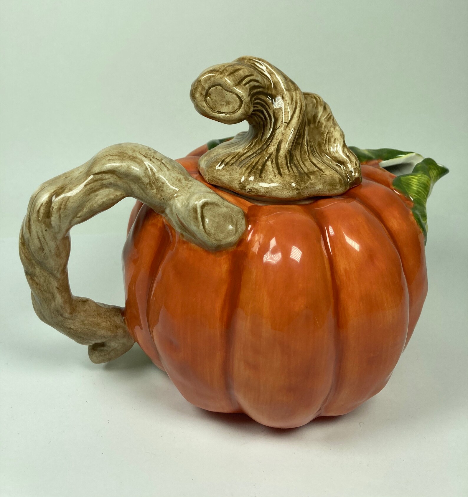 Pumpkin Shaped Teapot Fall DecorFree Shipping Etsy
