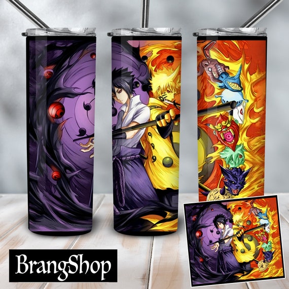 Naruto Sasuke Tumbler PNG Wrap Sublimation | Etsy