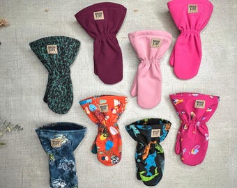 Outdoor Softshell Handschuhe, Merinowolle innen, wasserabweisend, für Kinder, Erwachsene, nachhaltige Outdoor Qualität