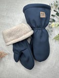 Winter Mittens, Softshell, Water Resistant, Reflective, Fleece Lined, Kids, Adults, Warm product logo
