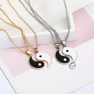 Etsy yin yang necklace clearance
