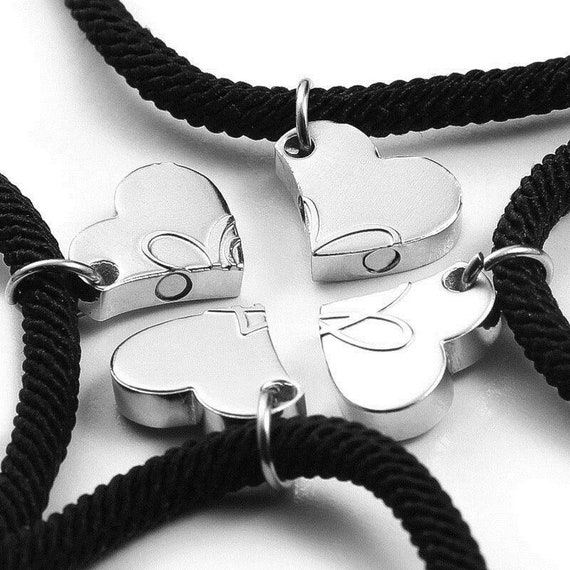 Amazon.com: BFF Friendship Necklaces For 2 And Matching Bracelets, 4 Piece  Half Heart Matching Necklaces and Bracelets for Friends, Friendship Pendant  Necklace for Girls, Best Friends Forever Gift Set: Clothing, Shoes &