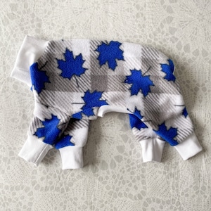 Chinese Crested PJs - Grey Plaid Maples