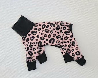 Chinese Crested Snowsuit - Cheetah pink and more designs