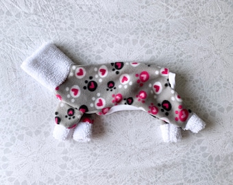 Iggy Cute n’ Cuddly PJs - Pawprints of Love / My Love -Pink
