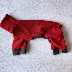 Italienisches Windspiel „Iggy“ Fleece PJs - Antiker Ziegelstein oder wählen Sie einen beliebigen Fleece-Stoff aus unserem Shop!