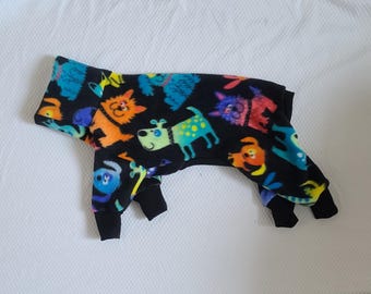 Italian Greyhound “Iggy” Fleece PJs - Dapper Dog or Choose any Fleece Fabric Listed in our Shop!